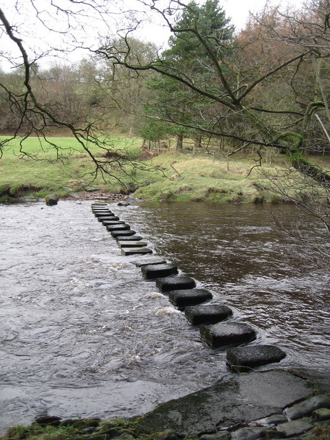 Stepping Stones over the River Irthing