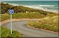 The road to the White Rocks near Portrush