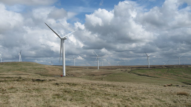 Scout Moor Wind Farm Turbine Tower No 14