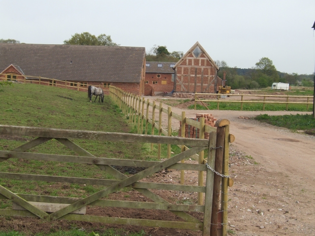 Barn conversions at Old Colehurst Manor