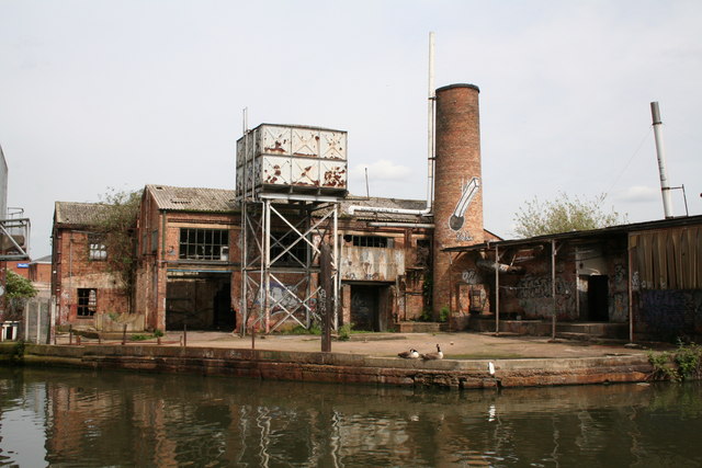 Derelict industrial buildings