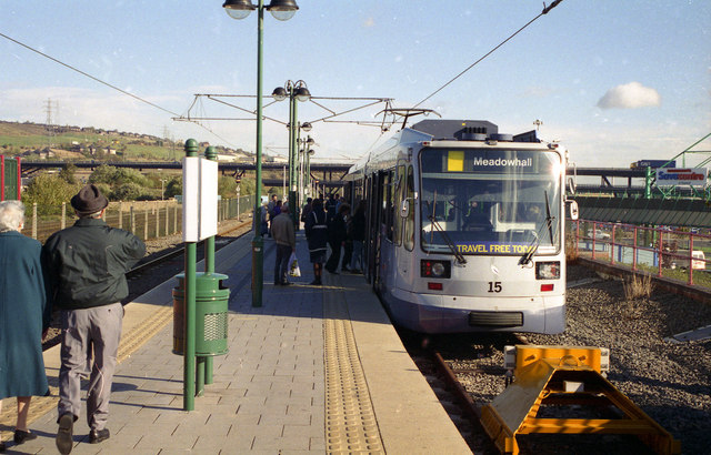 South Yorkshire 'Supertram' at Meadowhall