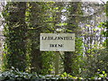 Entrance sign for Laidlawstiel House in the Borders