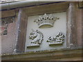 Plaque above church entrance