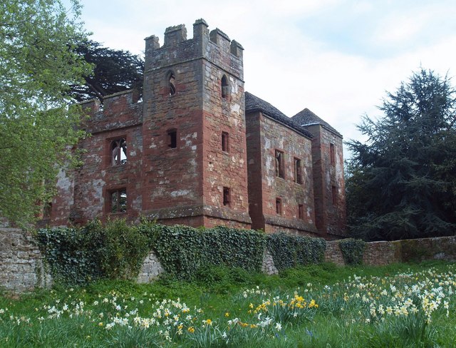 Acton Burnell Castle From Churchyard © Ceri Thomas :: Geograph Britain 