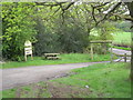 Entrance to Poles Coppice Nature Reserve