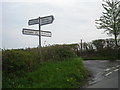 Sign at Smethcote crossroads