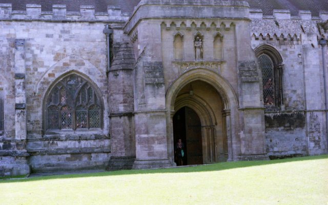 Romsey Abbey North Entrance.
