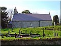 Parish church: Llangybi: from the south