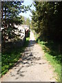 Down-line of old Deeside Railway route