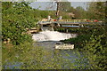 River Frome weir near Wheatenhurst