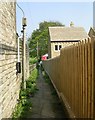 Footpath leading to Cricket Club - Wakefield Road, Lightcliffe