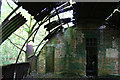 Derelict Nissen hut: interior