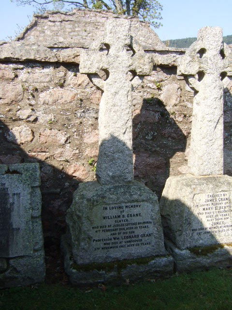 Tombstones in Grant crypt