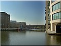 Basin on the Regent Canal east of York Way Kings Cross