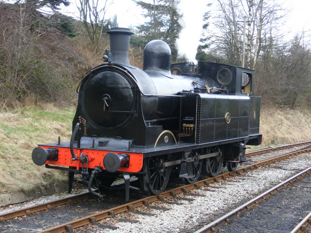 "Taff Vale" 0-6-2 at Oxenhope...
