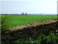 Farmland on the line of the railway