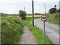 Bend in road approaching South Harting from Turkey Island