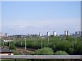 View across the west of Glasgow from Clydebank