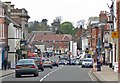 View down Market Street in Ashby de la Zouch