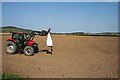 Tractor near Mosstown