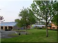 Trees and landscaped gardens in Clydebank Business Park