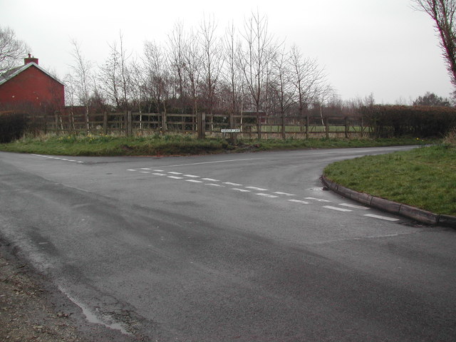 Junction of Harbour Lane and Hillock Lane