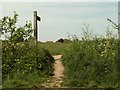 Public footpath to Copford from Hall Road