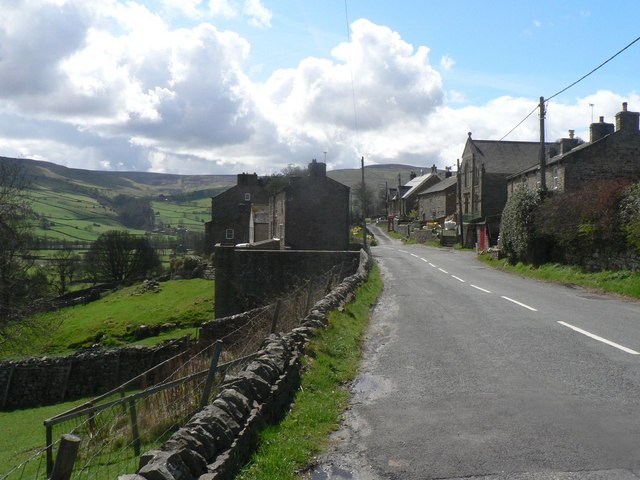 Low Row: B6270 past the old chapel © Chris Downer :: Geograph Britain ...