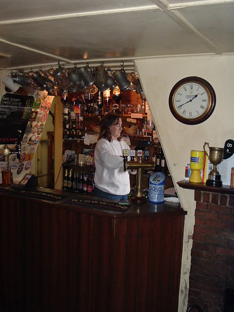 In the bar at The Cuckoo
