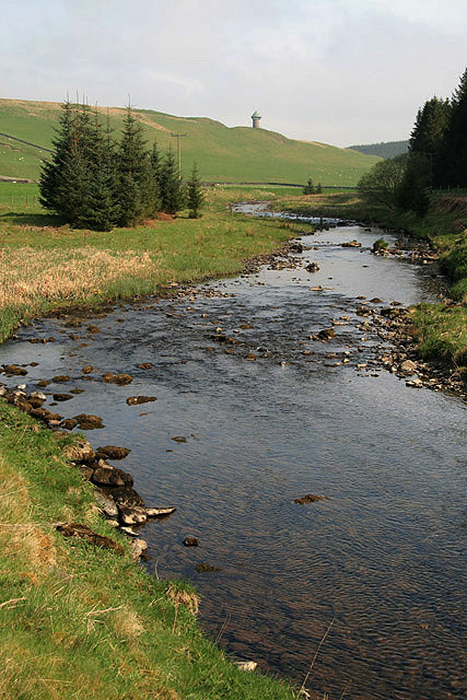 The Black Esk at Tanlawhill Farm © Walter Baxter :: Geograph Britain ...