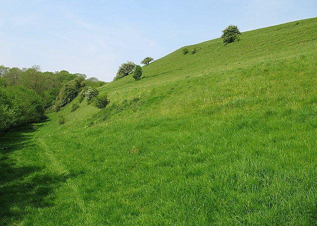 Footpath along the valley
