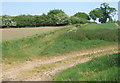 Track heading north near Lodge Farm