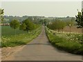 The road to Wormingford from Bures Road