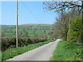 Minor road north of Bryneglwys