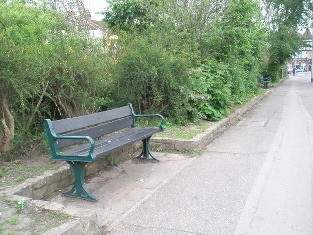 Benches in Goldsmith Avenue