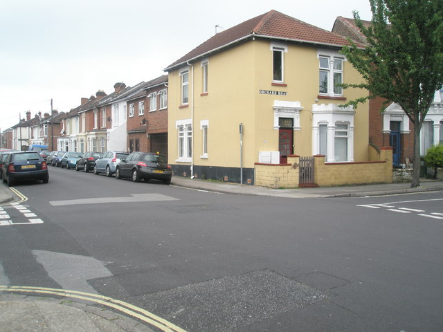 Talbot House at crossroads of Talbot and  Orchard Road