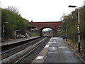 Moston station, looking north