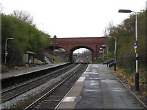 SD8802 : Moston station, looking north by Peter Whatley
