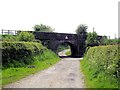 Newton-by-Tattenhall - railway bridge on the Eddisbury Way