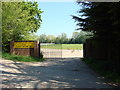 Entrance to Kings Marsh Stadium home of A.F.C Sudbury