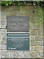 SU1782 : Plaques at the Richard jefferies Museum by Dr Duncan Pepper