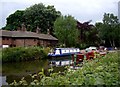 Narrow boats on Bridgewater Canal at Moore