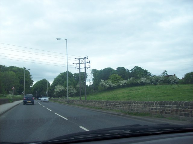 Pylon pole near Debdale Lane