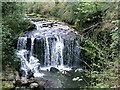 Waterfall on the Upper Clydach river