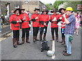 Canadian Mounted Police in Uppermill