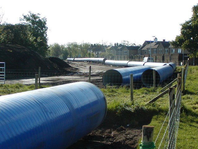 Water pipes at Wanstead Flats