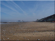 TG2142 : Cromer beach and pier by Reiner T