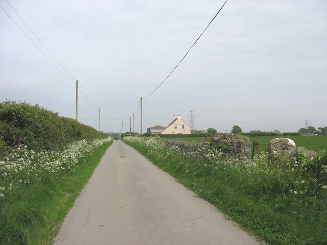 Approaching Fron Deg Farmhouse from the south