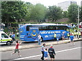 Swish coach that took the Pompey players to and from Wembley